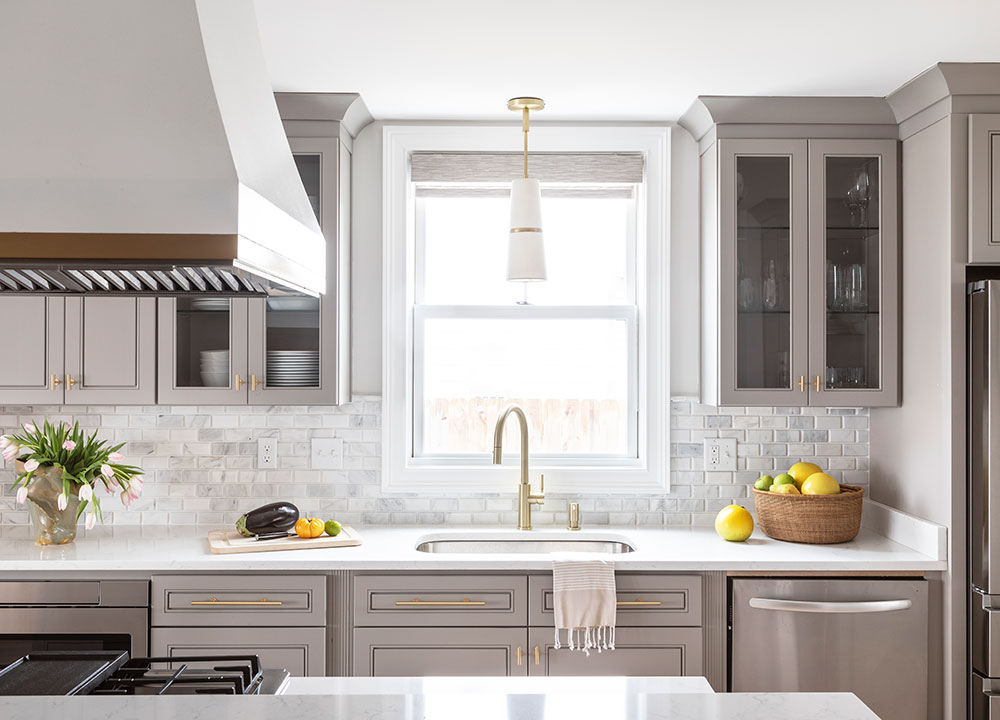 light and airy kitchen color